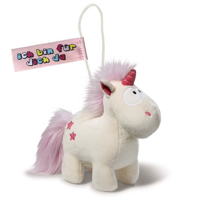 Peluche NICI Unicorno Theodor Con Coccinella 25 Cm - Morbido E Sostenibile