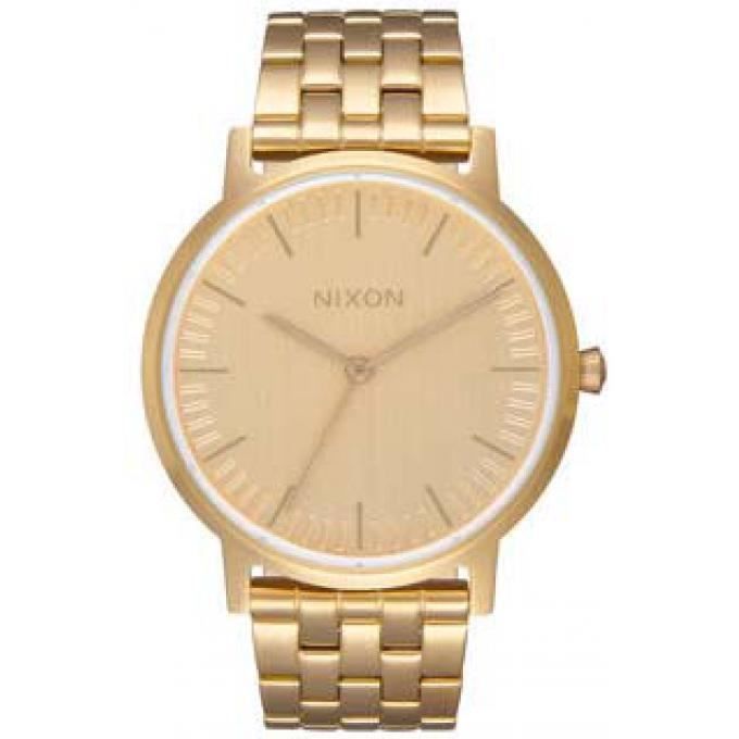 Montre nixon dorée deals