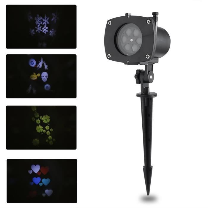 Projecteur LED de fête extérieur et intérieur avec"11 motifs