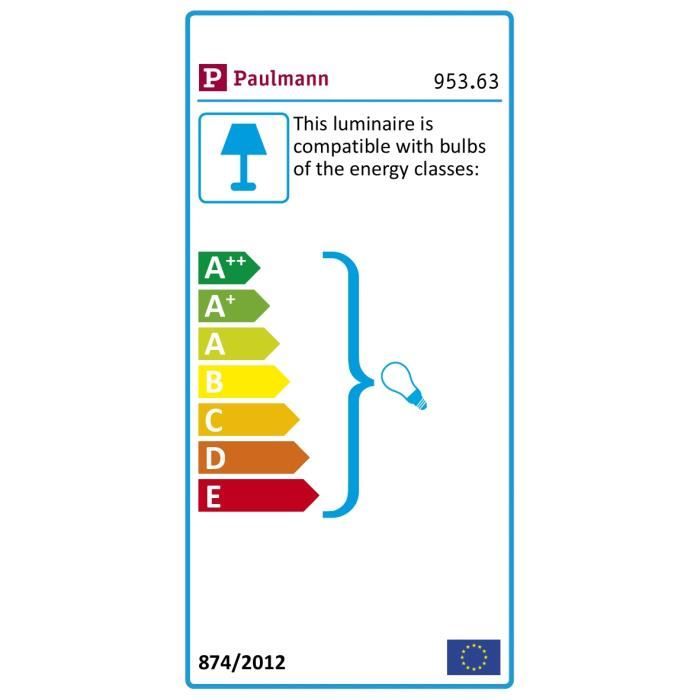Spot sur rail - PAULMANN - Paulmann 95363 - GU10 - Chrome - Orientable (URail 230V)