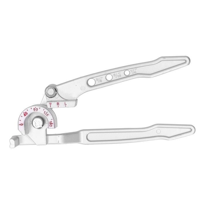 Cintreuse Manuelle De Tubes 3 En 1 180° - Outil Cintrage Tuyaux 1/4, 5/16, 3/8 En Alliage Aluminium