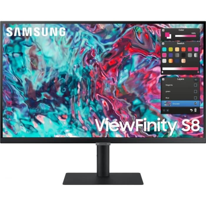 Samsung ViewFinity S80TB 68,6 cm (27`` ) 3840 x 2160 Pixel 4K Ultra HD LED Schwarz () - LS27B800TGUXEN