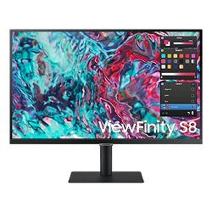 Samsung Ecran PC ViewFinity S80PB 27" 60Hz Dalle IPS Résolution UHD 4K 3 840 x 2 160 5ms 1000:1 Pied Ajustable VESA Flicker Free Windows10 Auto Source Switch+ USB C HDMI - vue 8