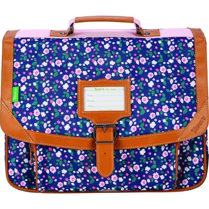 TANN S Cartable 38 cm Fleurs Anna Bleu Enfant Bleu Cdiscount Bagagerie Maroquinerie