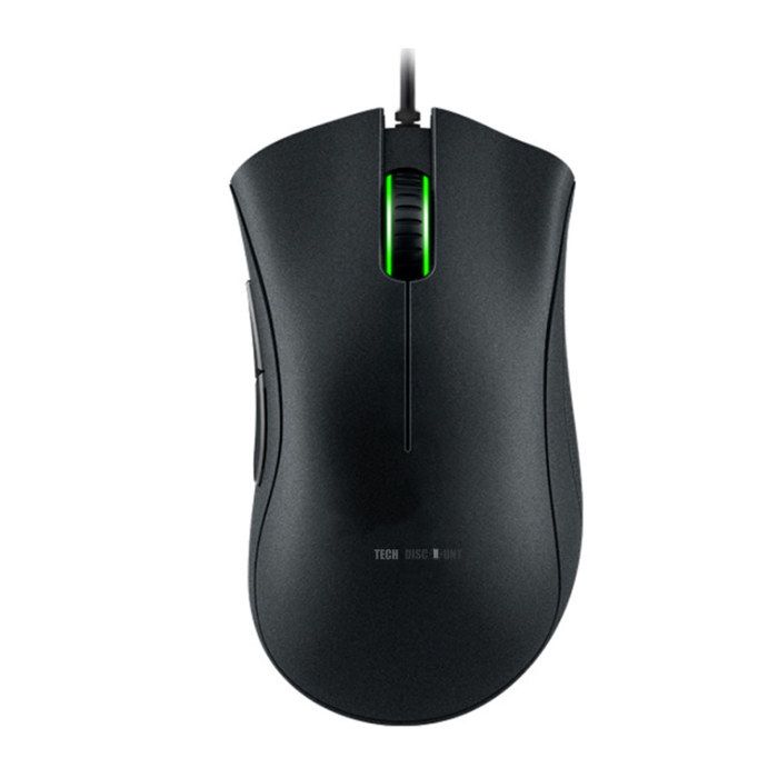 TD® Razer Purgatory Viper Gaming Mouse Black Wheel Green Light Wired Gaming Competitive Mouse