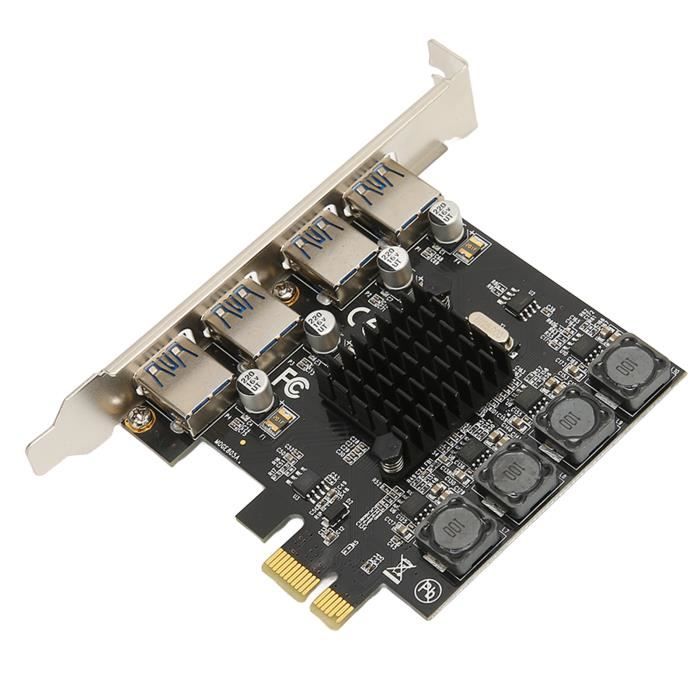 Hililand adaptateur PCI-E Adaptateur de carte d'extension PCI Express 4