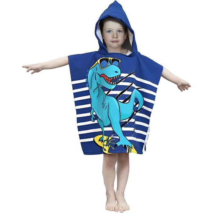 Repuhand 100% Coton Serviette Enfants Poncho à Capuche pour Les Garçons