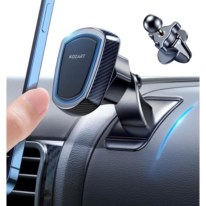 Support de téléphone portable Aimant de voiture, Support de téléphone  portable magnétique Tableau de bord de voiture Pare-brise, avec Adjustab