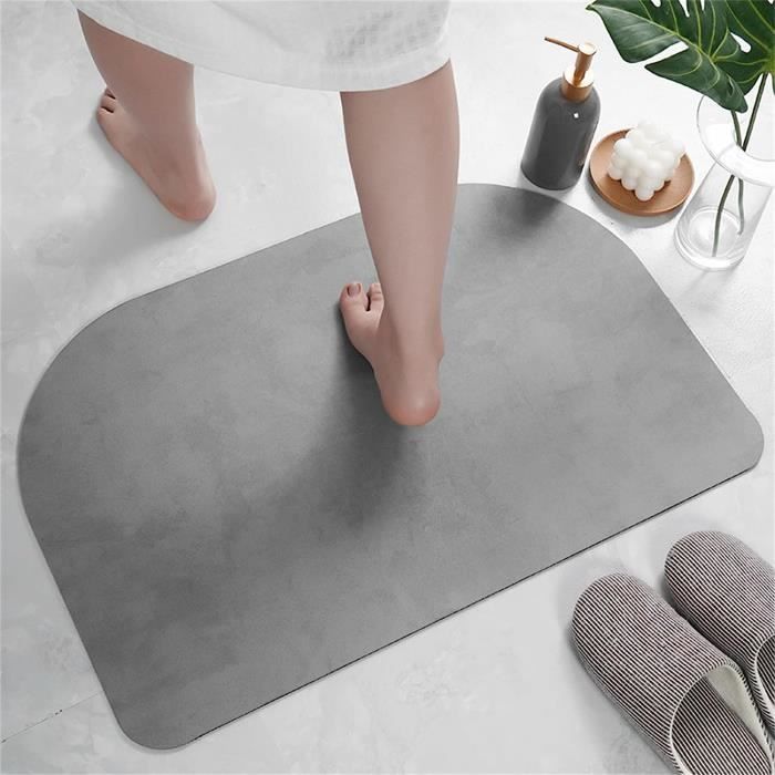 Tapis De Bain Diatomite 60x39 Cm | Séchage Rapide, Antidérapant, Absorbant Pour Salle De Bain, Cuisine, Animaux