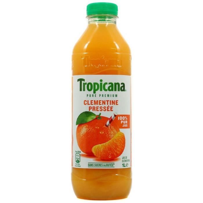 Tropicana Pure Premium Clémentine 1L (pack de 6) Cdiscount Au quotidien