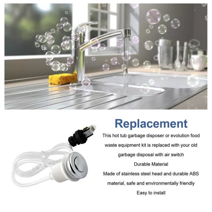 BOUTON INTERRUPTEUR D'AIR pneumatique bain spa limination simple et