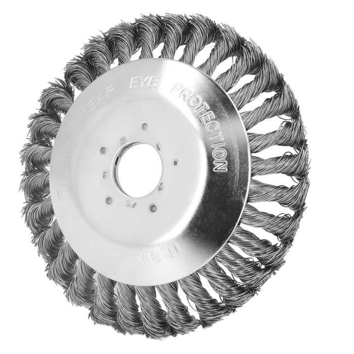 Brosse à Fil En Acier Inoxydable 6 Pouces Pour Meuleuse De Banc, Polissage, Débrossage