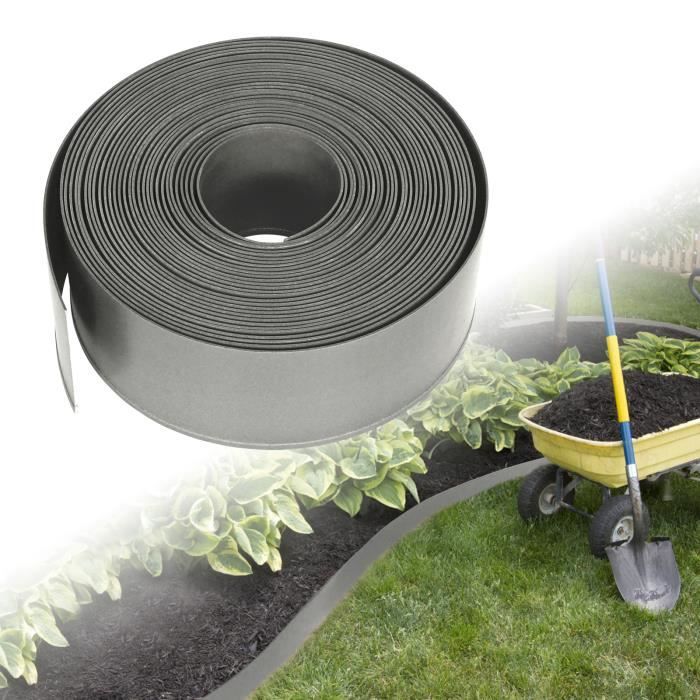 Bordure De Jardin En PP - 9 M De Long, 30 Ou 40 Cm De Haut - Résistante Aux Intempéries - Pour Allées Et Massifs
