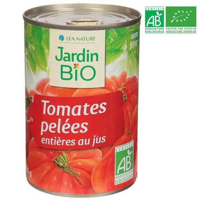 Jardin Bio Tomates Pelees Bio 400g Achat Vente Legumes Melanges Jb Tomates Pelees Bio 400g Cdiscount