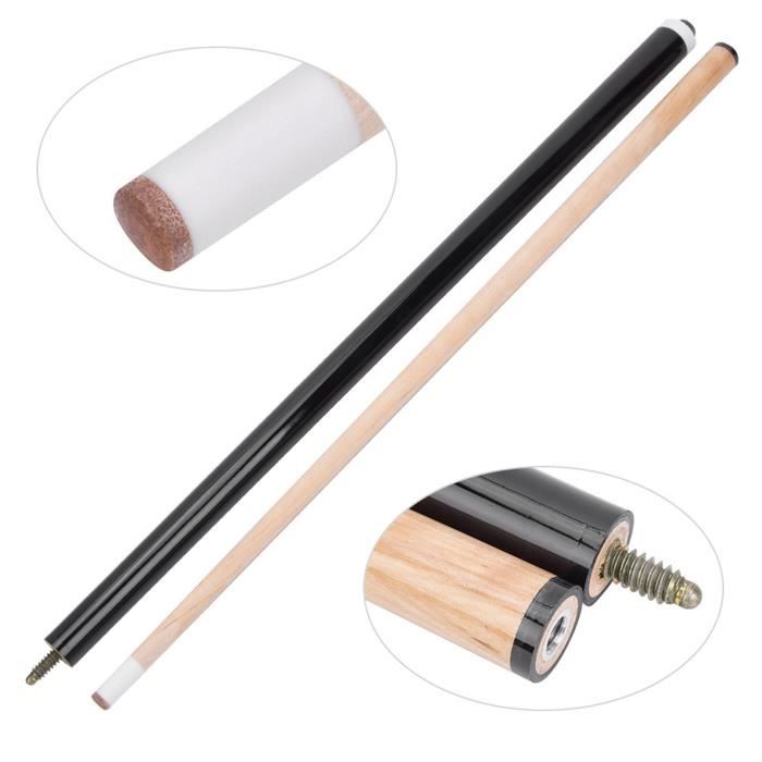 Queue De Billard Enfant 68 Cm – Modèle Portable En Bois Noir – Idéal Pour Enfants 80-100 Cm Et Tables De Loisir
