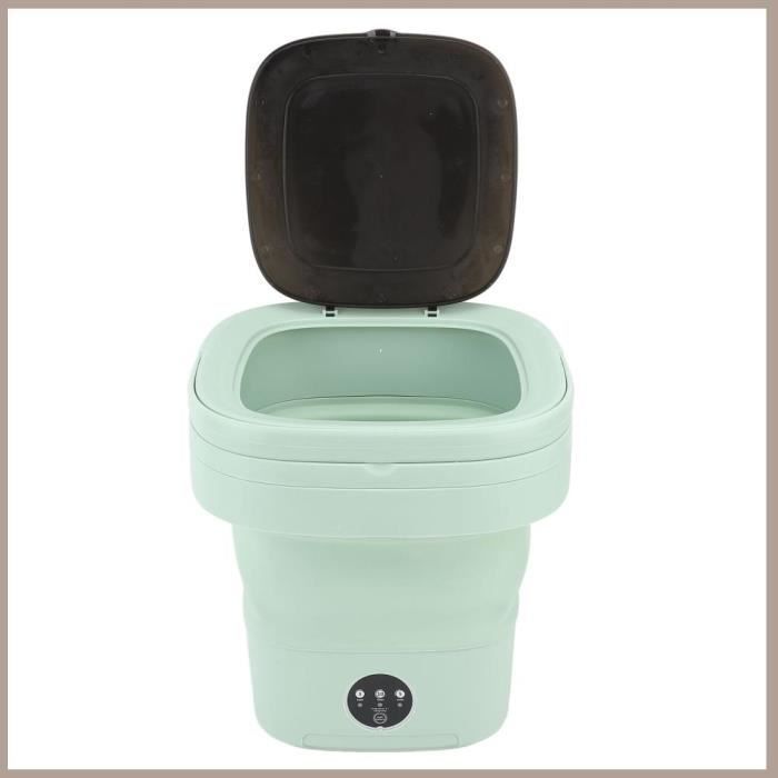 Mini Lave-linge Pliable Portable 11L - 3 Modes De Lavage | Pour Voyage, Dortoir | 110-240V Avec Tuyau De Vidange