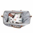 CHILDHOME Sac à couches Mommy Bag Gris Nylon oxford-1
