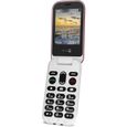 DORO Téléphone mobile 6060 - microSD slot - GSM - 320 x 240 pixels - 3 MP - rouge-1