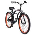 Vélo pour enfants - BIKESTAR - 24 pouces - Edition Cruiser - Noir-1