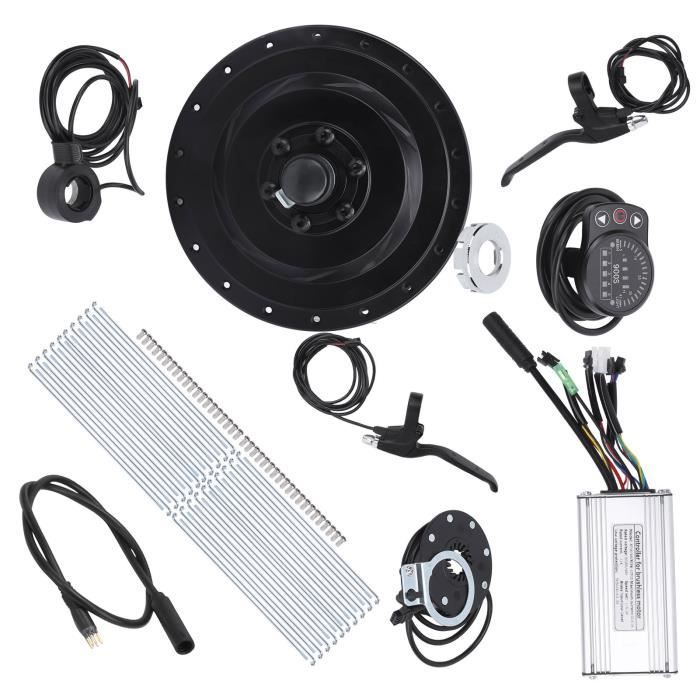 Kit Conversion Vélo Électrique 48V 2000W Moteur Roue Arrière 20-29″/700C – Écran LCD Et Vitesse 55-65 Km/H