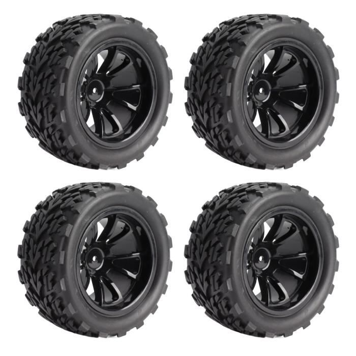Hobbypark Lot de 4 pneus et jantes RC 12 mm en forme de Y avec inserts en mousse pour voiture télécommandée 1/10 sur route Hobbypark Lot de 4 pneus et jantes RC 12 mm en forme de Y avec inserts en mousse pour voiture télécommandée 1/10 sur route