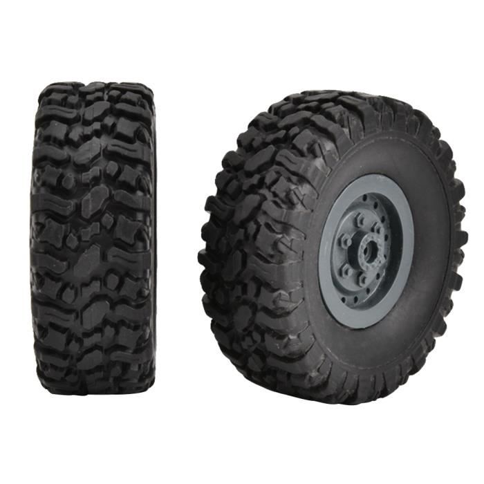 4 Pneus RC En Caoutchouc – 1/16 WPL B14/B16/B24/C14 – Pièces De Rechange – Stabilité Renforcée