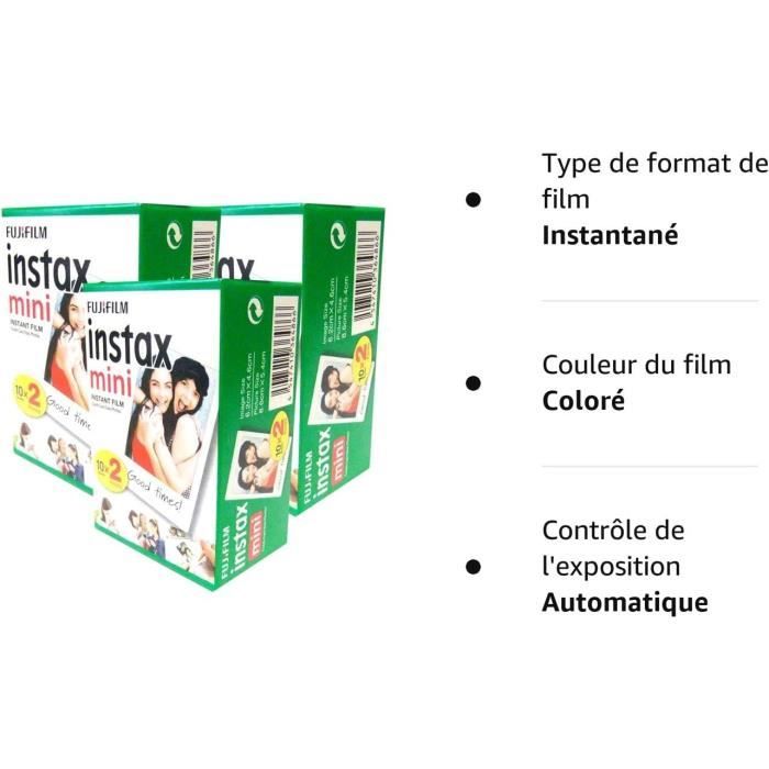 Film Intsax Example Film instantané - GENERIC - Instax Mini - Lot de 60 films - Taille ...