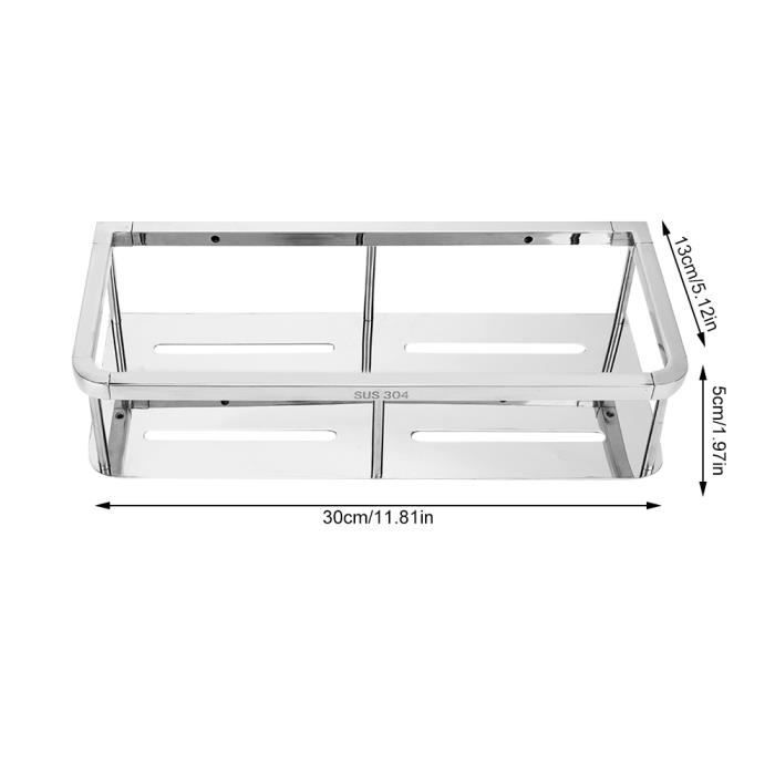 4 Pièces Étagère De Rangement En Acier Inoxydable Étagère À Épices De