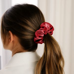 Chouchou / Chignon Synthétique - Couleur Châtain Cuivré Méché Blond Et Rouge - Réf. 21 33h130 - Neuf Avec étiquettes