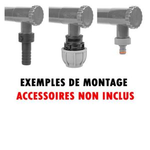Collecteur De Gouttière PVC - Adaptateur Seau Pour Récupération Eau Pluie Descente Tuyau Cabanon