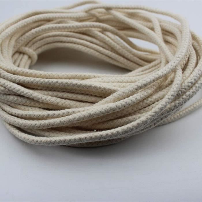 Yardwe Mèche De Rechange 100 % Coton Pour Lampes à Huile