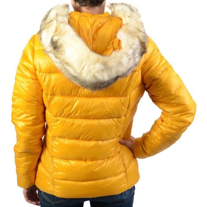 Doudoune KAPORAL PERLE Jaune Manches longues Capuche
