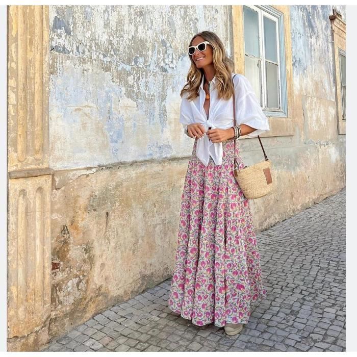 Jupe longue maxi femme outlet