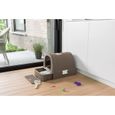 CURVER Maison de Toilette pour Chat - Bac a Litiere Ferme - Compartiment Inferieur Amovible pour un Nettoyage Facile - Pelle -3
