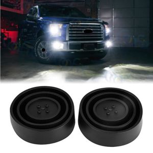 Kit 2 Pièces - Cache Poussière Caoutchouc Noir 90mm Pour Phare LED Voiture - Universel