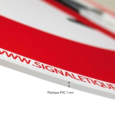 Propriété Privée 24h-24-7j Sur 7 - 130 Mm, Aluminium Dibond