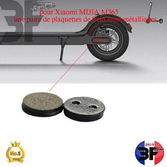 lot de 2 Plaquettes de Frein xiaomi MIJIA M365 Trottinette Plaquette de Frein 