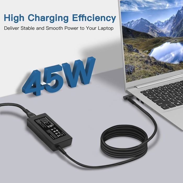 Chargeur 45W USB-C Pour HP Elitebook 830 G5 - Adaptateur Secteur Universel, Neuf