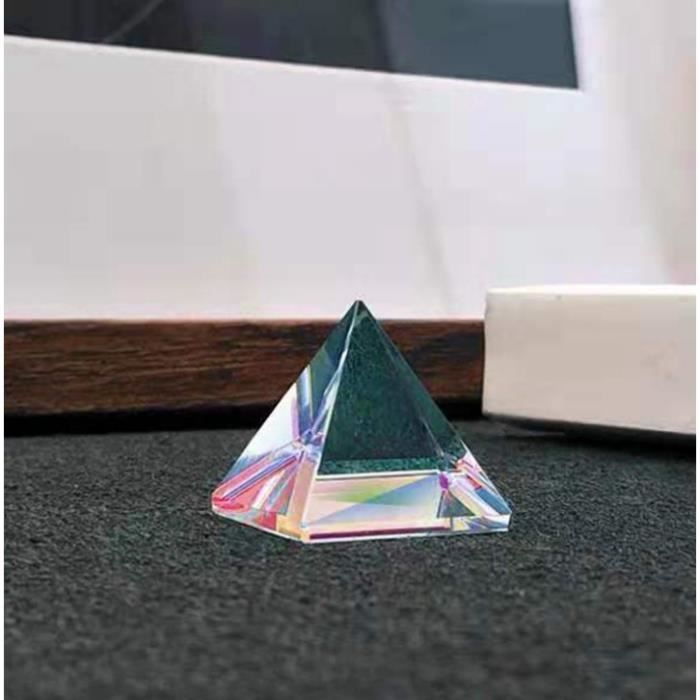 Pyramide Prisme 20mm Cristal K9 Verre Prisme Lumiere + Boite de Cadeau -  Cdiscount Beaux-Arts et Loisirs créatifs