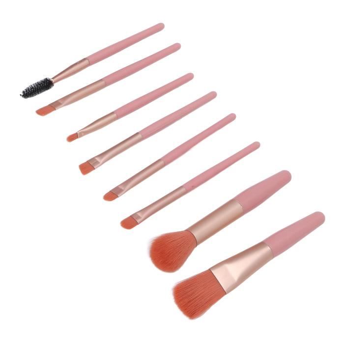 Drfeify Porte-pinceaux de maquillage en Silicone Porte-brosse de maquillage  en Silicone, 3 pièces, parfum maquillage rouge