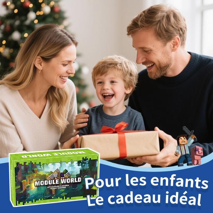 Blocs Magnétiques 200 Pièces – Aventure Familiale Enchantée – Construis Un Château Flottant, Sauve Le Chien Géant – Jouet STEM Dès 3 Ans