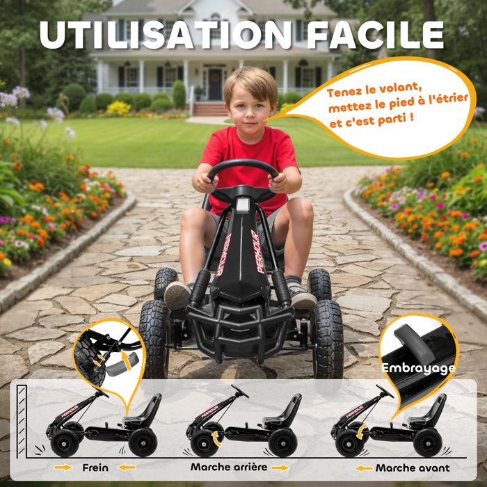Kart à pédales BMW Street Racer - De 3 à 6 ans - Véhicule à pédales/Véhicule 4 roues - tendresse de bébé