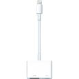 Adaptateur av numérique apple pour ipad et ipod apple - [1x connecteur mâle dock apple lightning - 1x HDMI-0