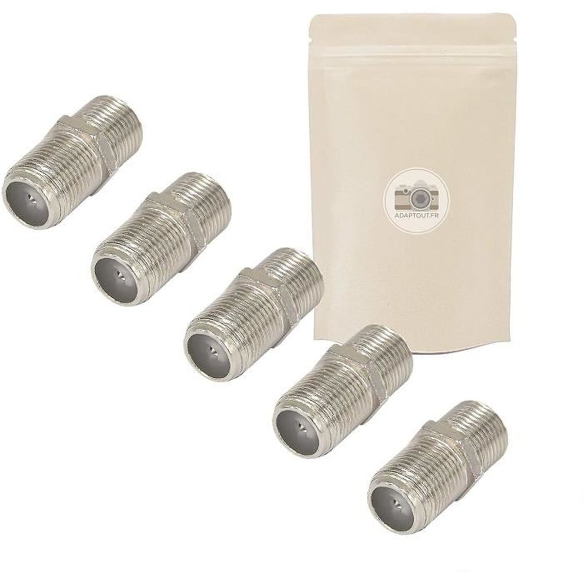 Adaptateur Coaxial F Femelle Vers RJ45 Mâle - Convertisseur RF - Neuf Sous Emballage - Marque Fliegend
