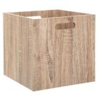 5 FIVE SIMPLY SMART 5five - panier 31x31cm "mix n' modul" effet chêne naturel