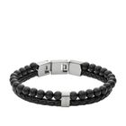 Bracelet de montre FOSSIL en Cuir Noir - Homme - Style Classique