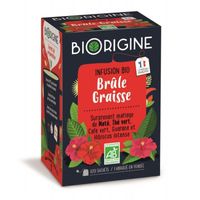BIORIGINE - Infusion Brûle Graisse Biorigine Sachets 32G - Lot De 3