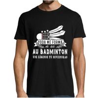 Badminton | Légende Yoda | Tshirt Homme Collection Sport Humour Geek pour Tous Les Sportifs Passion s