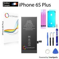 OuiSmart® Kit Batterie pour iPhone 6S Plus (Joint Noir)