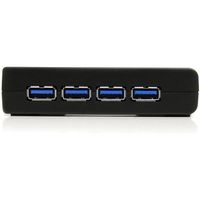StarTech Hub USB 3.0 à 4 ports - Noir